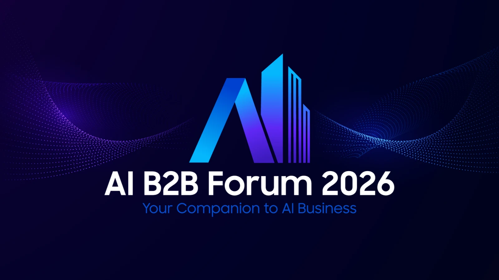 삼성 AI B2B Forum 2026 타이틀 디자인 시안